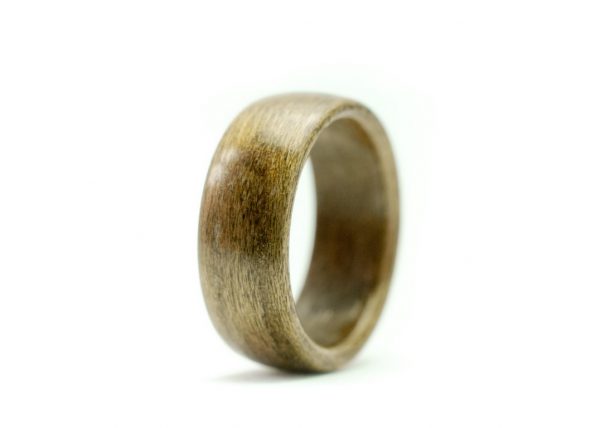 Obrączka pierścionek z drewna czereśnia europejska