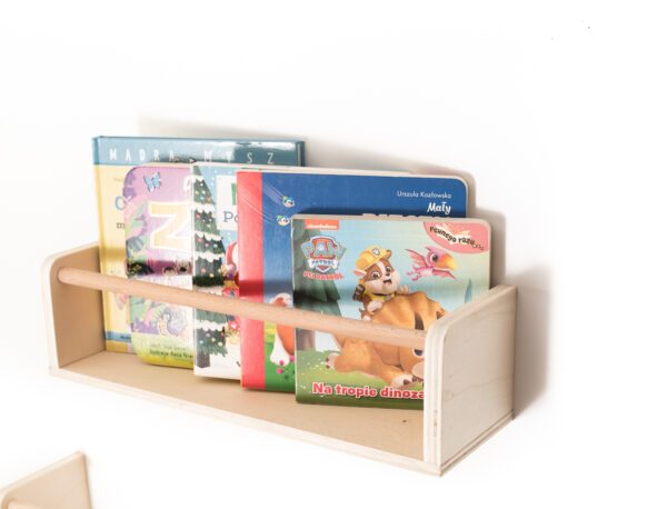 Półka na książki 40cm - Styl skandynawski. DWA-TAK
