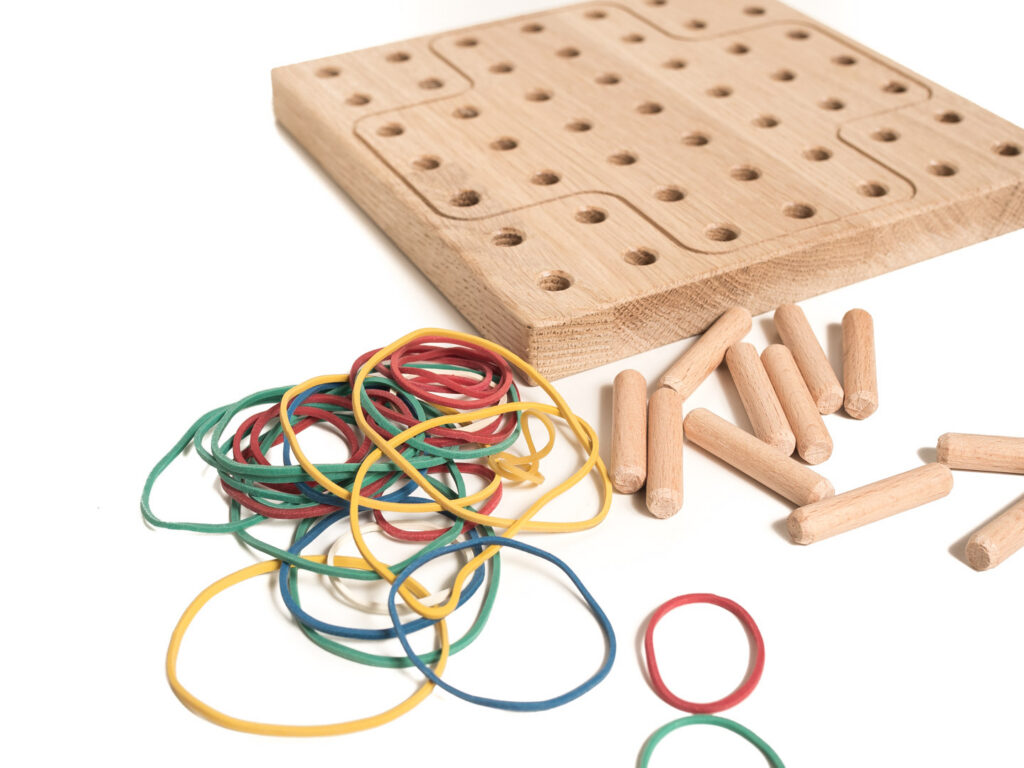 Montessori - Geoplan + Samotnik 100% drewno
