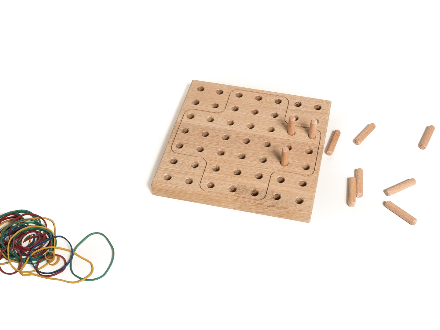 Montessori - Geoplan + Samotnik 100% drewno - obrazek 3