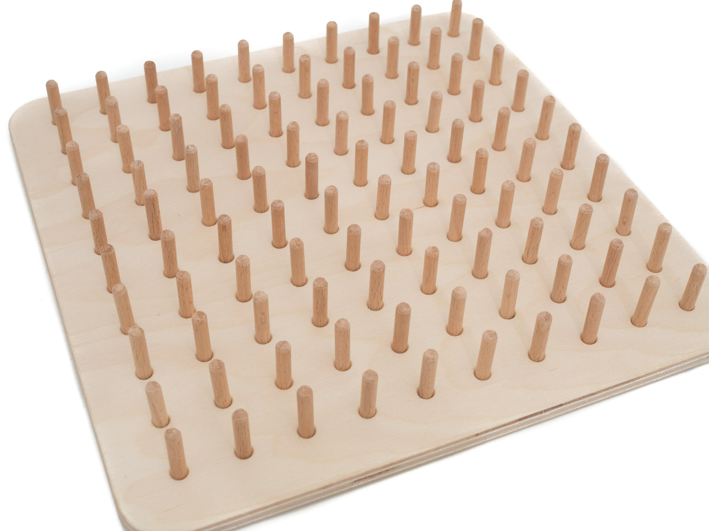 Montessori Geoplan wyjmowane kołki 10x10 - obrazek 6